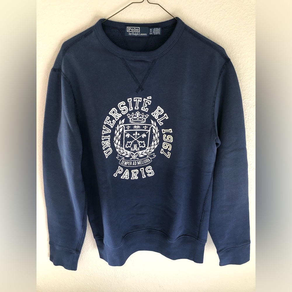 Ralph lauren navy blue sweater.